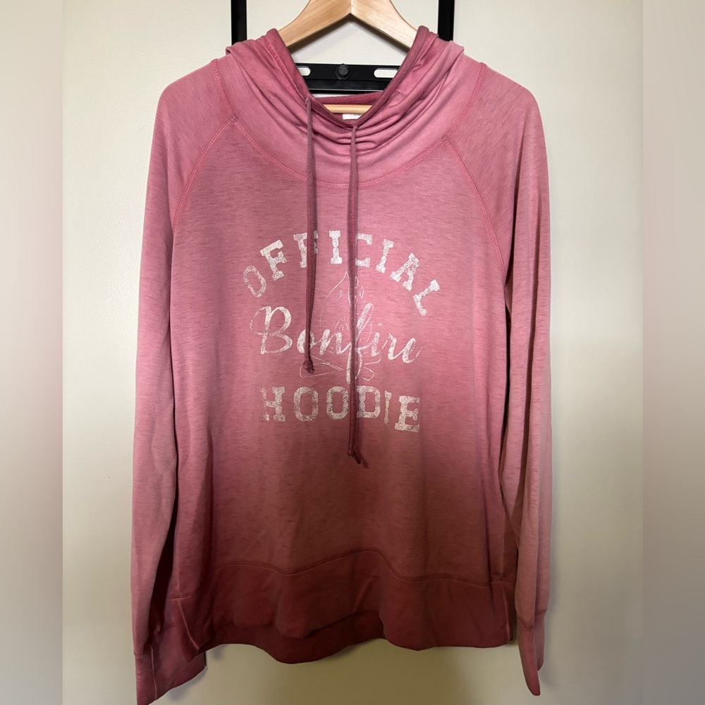 Brand New Maurices Pink Graphic Hoodie